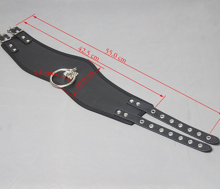 BDSM Bondage SM Kit Women Neck Collar Restraint Set Love Black Slave