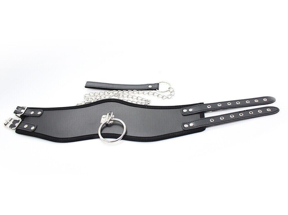 BDSM Bondage SM Kit Women Neck Collar Restraint Set Love Black Slave