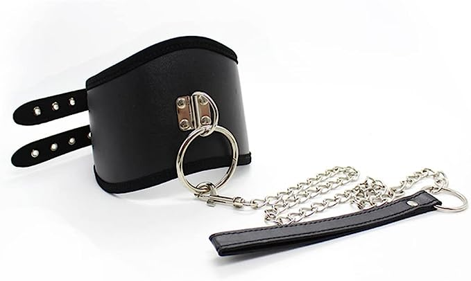 BDSM Bondage SM Kit Women Neck Collar Restraint Set Love Black Slave