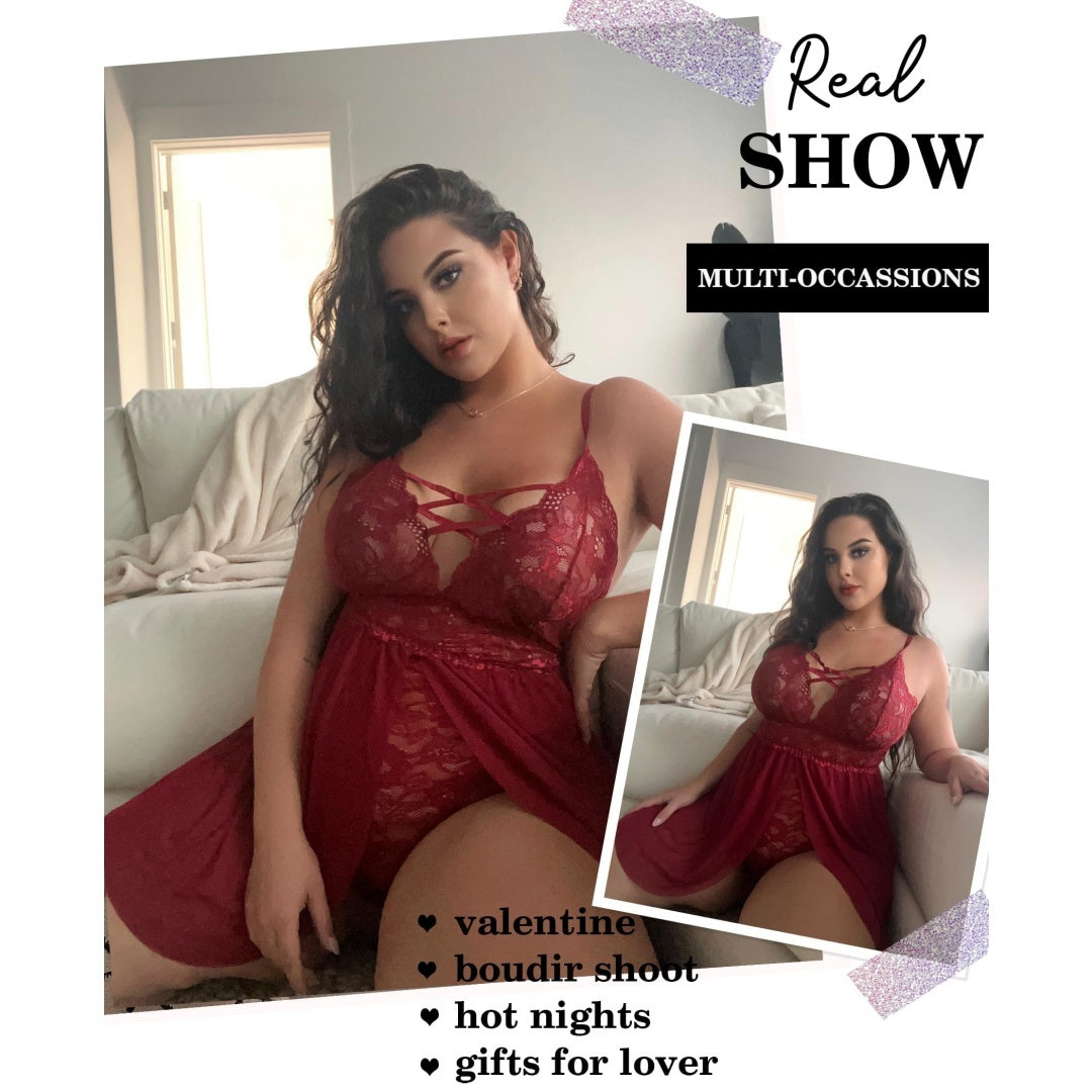 Plus Size Babydoll Lingerie
