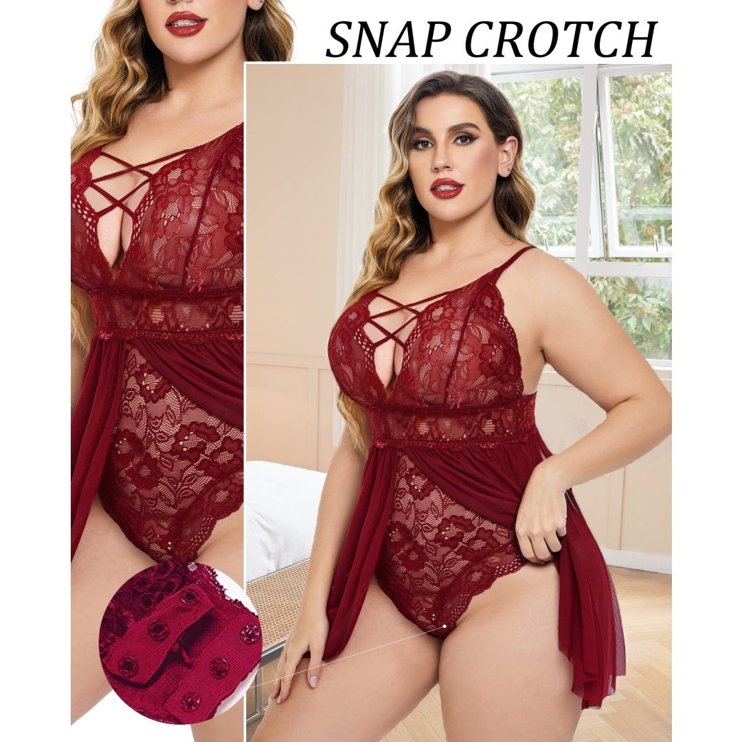 Plus Size Babydoll Lingerie