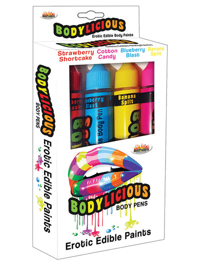 Bodylicious Erotic Edible Body Paint Pens 4pk