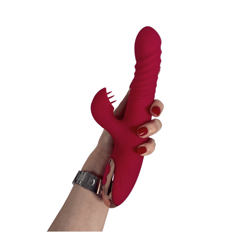 Heated thrusting vibrator
