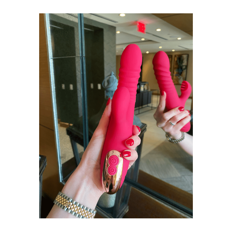 Thrusting sex toy